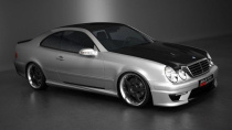 Mercedes CLK W208 1997-2002 Sidokjolar Maxton Design